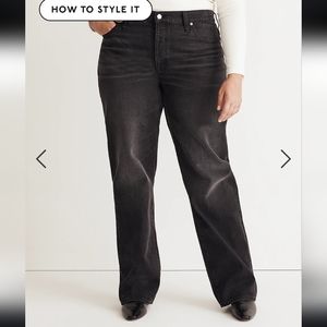 Women's Madewell 33T Low Slung Straight Jean